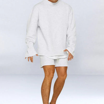 ALON | LONG SLEEVES AND SHORTS SET