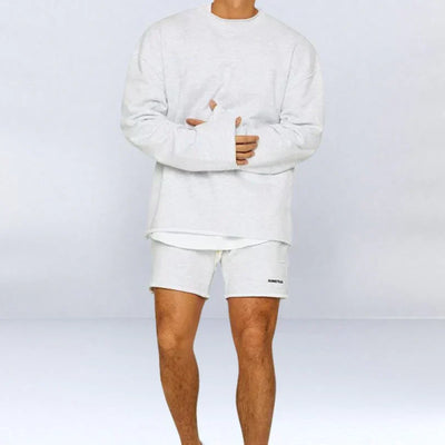 ALON | LONG SLEEVES AND SHORTS SET