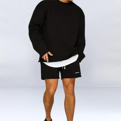 ALON | LONG SLEEVES AND SHORTS SET