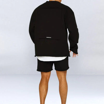 ALON | LONG SLEEVES AND SHORTS SET
