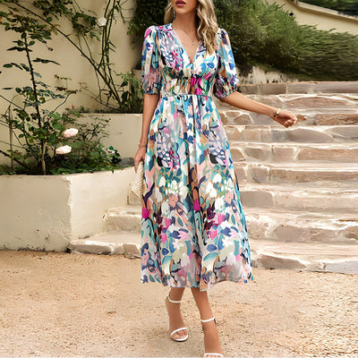 Amelia – Maxi dress with a floral pattern