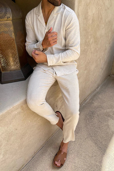ENZO - LINEN SET FOR MEN